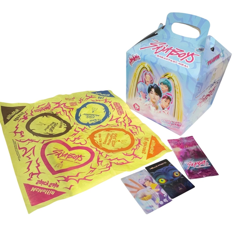 McDonald's The Saja Boys Breakfast Meal Collectible Set